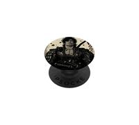 Retro giapponese Anime Samurai Katana Zen meditare Kanji PopSockets PopGrip Adesivo