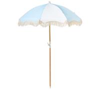 Retro giardino spiaggia Ombrellone Esterno parasole Faggio azzurro e bianco Mond