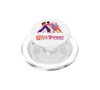 Retro Girl Power Pink Diverse Donne Inclusione Groovy 70s PopSockets PopGrip per MagSafe