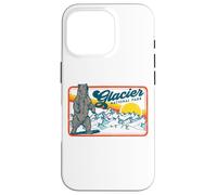 Retro Glacier National Park 80's Bear Graphic 80s Custodia per iPhone 16 Pro