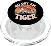 Retro Go Get'Em Tiger - Gatto motivazionale PopSockets PopGrip per MagSafe