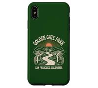 Retro Golden Gate Park San Francisco Haight Street Tramonto Custodia per iPhone XS Max