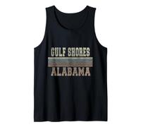 Retro Golfo Shores Alabama Canotta