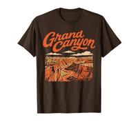 Retro Grand Canyon National Park Vintage Style 80s Maglietta
