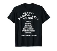 Retro Grande Spaventoso Radicale Sinistro Agenda Pro Donne Sarcastico Maglietta