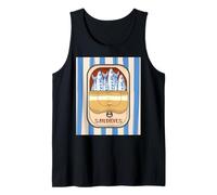 Retro Graphic Sardines Tinned Fish for Men And Women Canotta