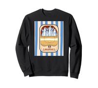 Retro Graphic Sardines Tinned Fish for Men And Women Felpa