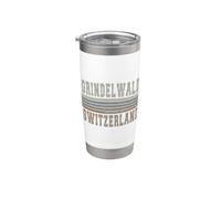 Retro Grindelwald Svizzera Bicchiere termico in acciaio inox doppia parete