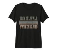 Retro Grindelwald Svizzera Maglietta Premium