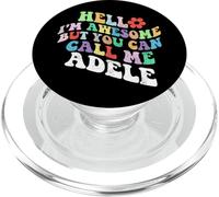 Retro Groovy Ciao sono fantastico ma puoi chiamarmi Adele PopSockets PopGrip per MagSafe