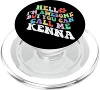 Retro Groovy Ciao sono fantastico ma puoi chiamarmi Kenna PopSockets PopGrip per MagSafe