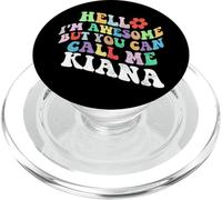 Retro Groovy Ciao sono fantastico ma puoi chiamarmi Kiana PopSockets PopGrip per MagSafe