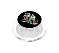 Retro Groovy è una cosa da principessa che non capiresti PopSockets PopGrip per MagSafe
