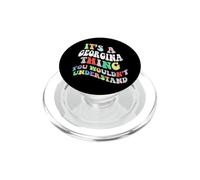 Retro Groovy è una cosa Georgina che non capiresti PopSockets PopGrip per MagSafe