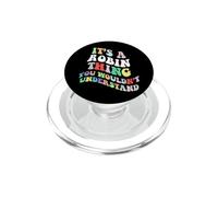 Retro Groovy è una cosa Robin che non capiresti PopSockets PopGrip per MagSafe