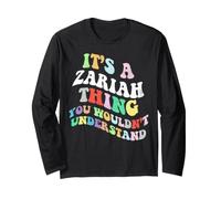 Retro Groovy è Una Cosa Zariah Che Non capiresti Maglia a Manica