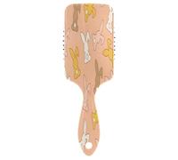 Retro Groovy Easter Doodle Hairbrush, spazzola antistatica per capelli, spazzola districante da uomo