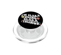 Retro Groovy Im CLARA Doing CLARA cose divertenti festa della mamma PopSockets PopGrip per MagSafe