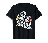 Retro Groovy Im Daliah Doing Daliah Things Funny Mother Maglietta