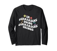 Retro Groovy Im Gerhardine Fare Gerhardine Cose Divertenti Maglia a Manica