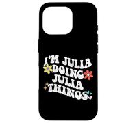 Retro Groovy Im JULIA Facendo JULIA Things Funny Festa della mamma Custodia per iPhone 16 Pro