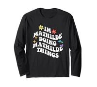 Retro Groovy Im Mathilde Fare Mathilde Cose Divertente Maglia a Manica