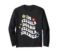 Retro Groovy Im Teisha Fare Teisha Cose Divertente Madre Maglia a Manica