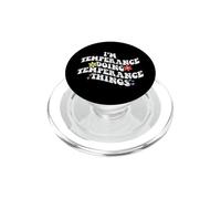 Retro Groovy Im TEMPERANZA Fare TEMPERANZA Cose Divertente PopSockets PopGrip per MagSafe