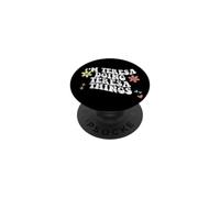 Retro Groovy Im TERESA Doing TERESA Things Funny Festa della mamma PopSockets PopGrip Adesivo