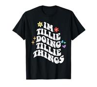 Retro Groovy Im Tillie Fare Tillie Cose Divertente Madre Maglietta