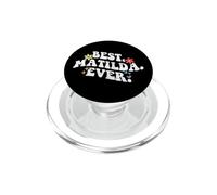 Retro Groovy Miglior Matilda Mai Nome Festa della Mamma Ragazza PopSockets PopGrip per MagSafe