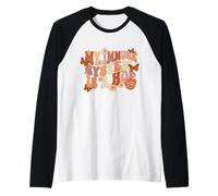 Retro Groovy My Immune System Is A Hoe Butterfly Maglia con Maniche Raglan