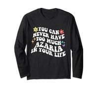 Retro Groovy Non puoi mai Avere Troppa Azaria nella Tua Vita Maglia a Manica