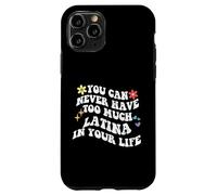 Retro Groovy non puoi mai avere troppa latina nella tua vita Custodia per iPhone 11 Pro