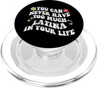 Retro Groovy non puoi mai avere troppa latina nella tua vita PopSockets PopGrip per MagSafe