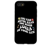 Retro Groovy non puoi mai avere troppa LUCIA nella tua vita Custodia per iPhone SE (2020) / 7 / 8