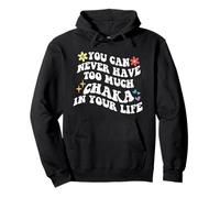 Retro Groovy Non puoi mai Avere Troppo Chakra nella Tua Vita Felpa con Cappuccio