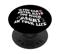 Retro Groovy non puoi mai avere troppo Dagny nella tua vita PopSockets PopGrip Adesivo