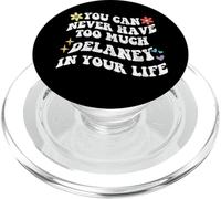 Retro Groovy non puoi mai avere troppo delaney nel tuo PopSockets PopGrip per MagSafe