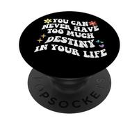 Retro Groovy non puoi mai avere troppo DESTINO nel tuo PopSockets PopGrip Adesivo
