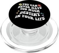 Retro Groovy non puoi mai avere troppo DESTINO nel tuo PopSockets PopGrip per MagSafe