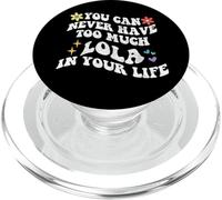 Retro Groovy non puoi mai avere troppo LOLA nella tua vita PopSockets PopGrip per MagSafe