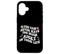 Retro Groovy non puoi mai avere troppo Ricky nella tua vita Custodia per iPhone 16