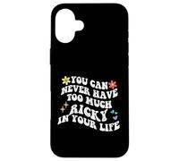 Retro Groovy non puoi mai avere troppo Ricky nella tua vita Custodia per iPhone 16 Plus