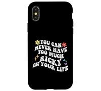 Retro Groovy non puoi mai avere troppo Ricky nella tua vita Custodia per iPhone X/XS