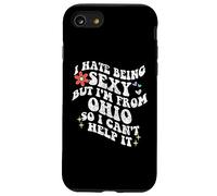 Retro Groovy odio essere sexy ma vengo da Ohio Girl Custodia per iPhone SE (2020) / 7/8