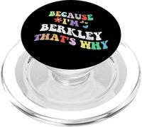 Retro Groovy perché sono Berkley, ecco perché un nome personalizzato divertente PopSockets PopGrip per MagSafe