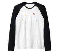 Retro Groovy Relax Beatrice Is Here Funny Mother's Day Nome Maglia con Maniche Raglan