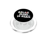 Retro Groovy Relax Irene Is Here Funny Mother's Day Nome PopSockets PopGrip per MagSafe