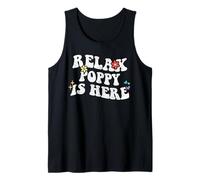 Retro Groovy Relax Poppy Is Here Funny Mother's Day Nome Canotta